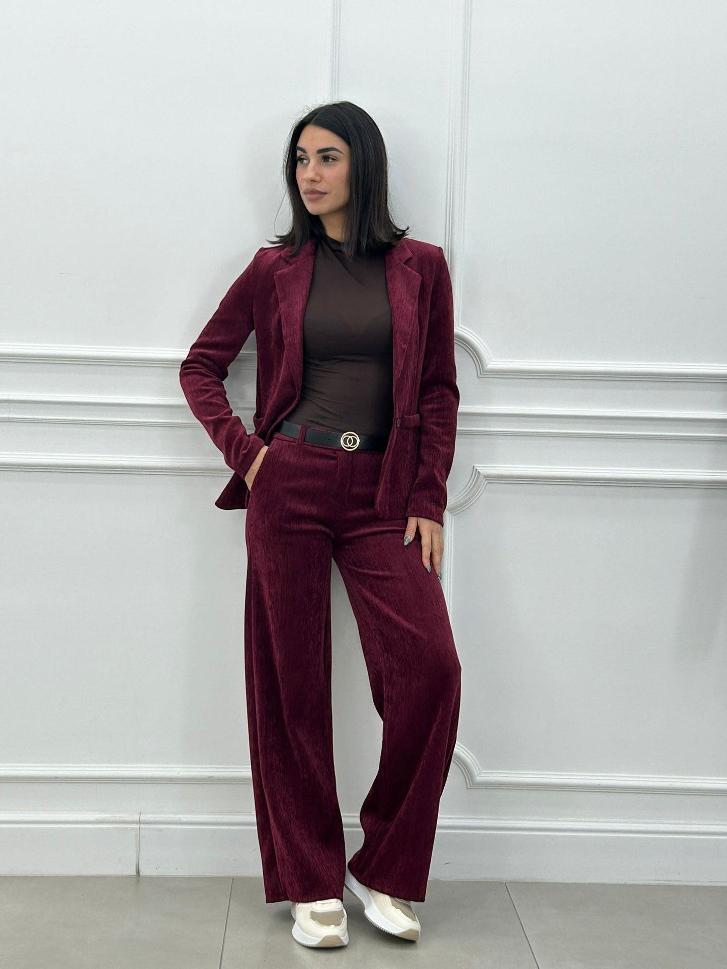 Nencia - Coordinato Velvet Charm New AI26 BORDEAUX 