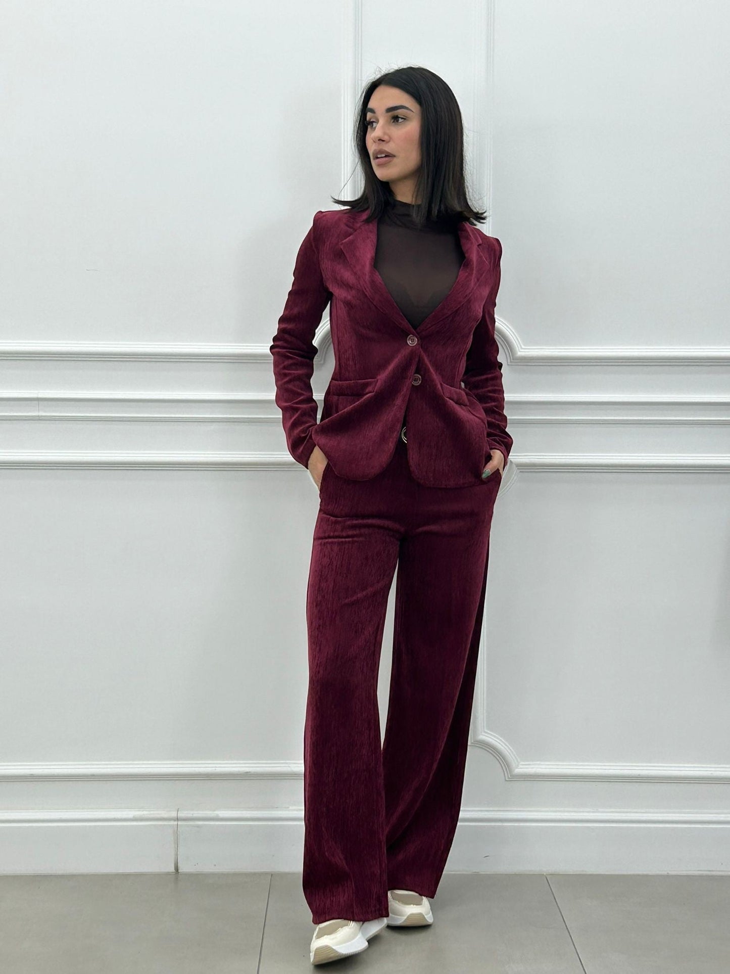 Nencia - Coordinato Velvet Charm New AI26 BORDEAUX 