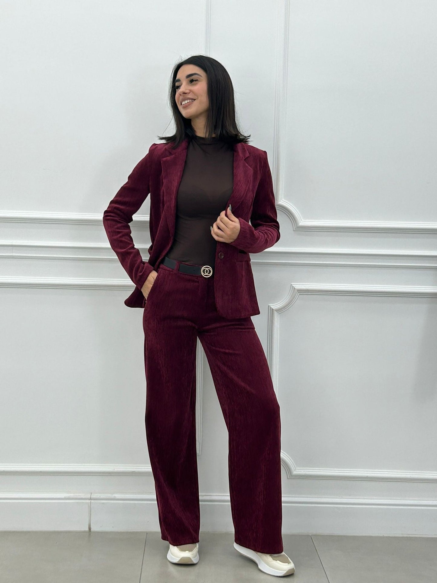 Nencia - Coordinato Velvet Charm New AI26 BORDEAUX 