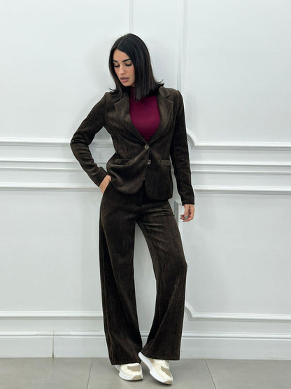 Nencia - Coordinato Velvet Charm New AI26 MARRONE