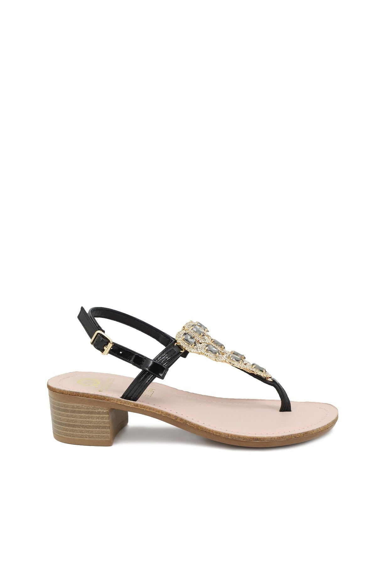 Nency – Sandali Infradito Positano Donna Nero