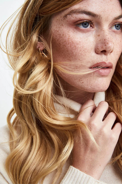 Neri - Maglia Collo Morbido lana cashmere Latte