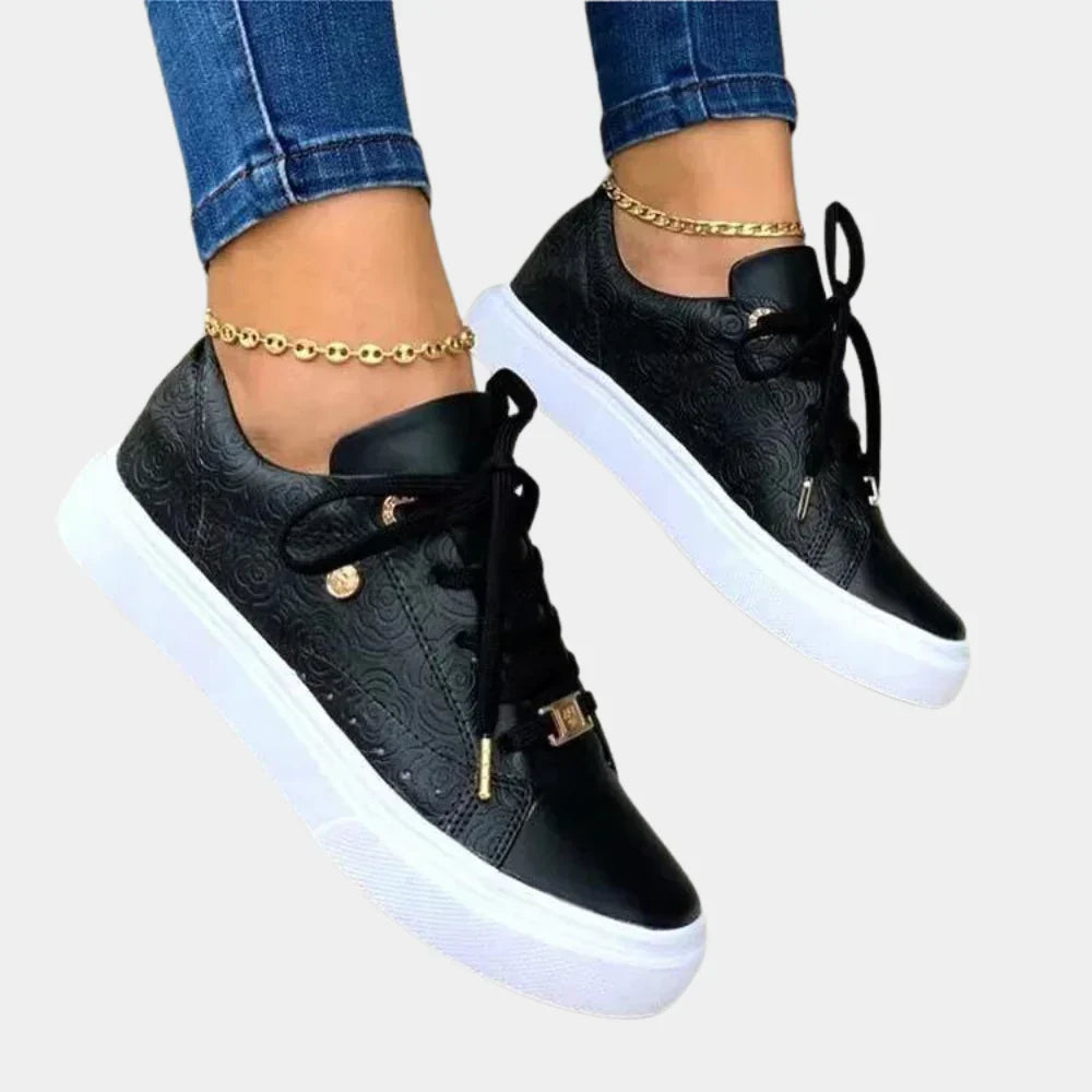 Nila – Sneakers Eleganti da Donna per Tutti i Giorni Nero