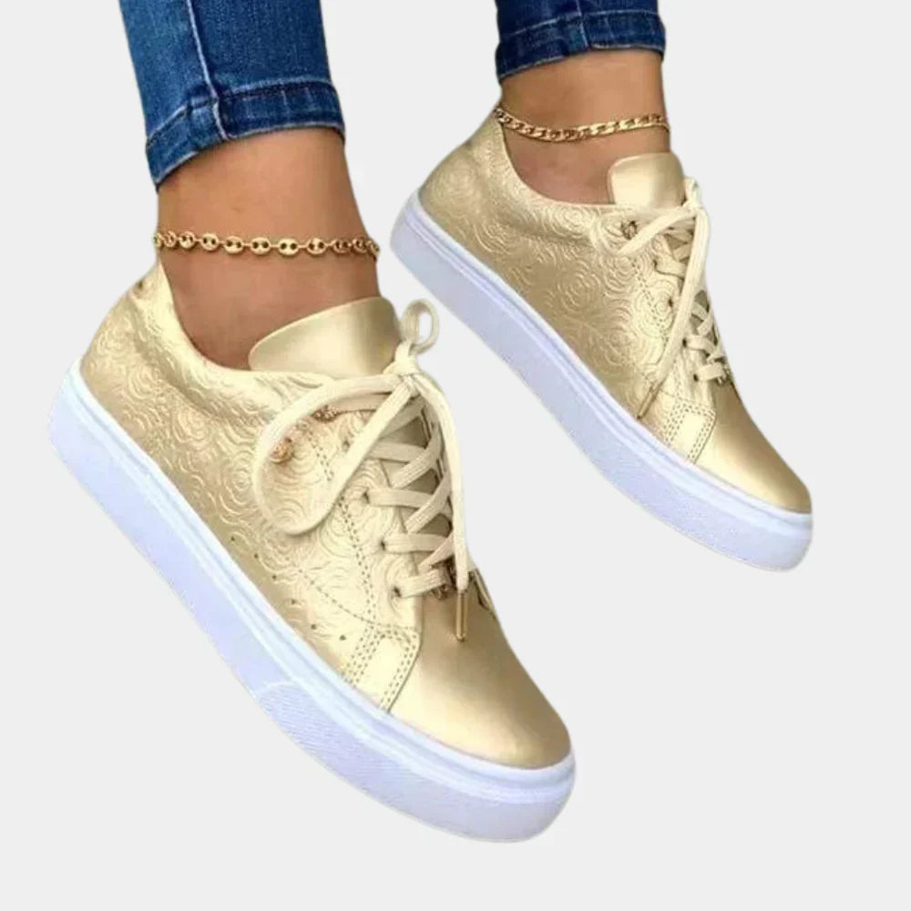 Nila – Sneakers Eleganti da Donna per Tutti i Giorni Oro