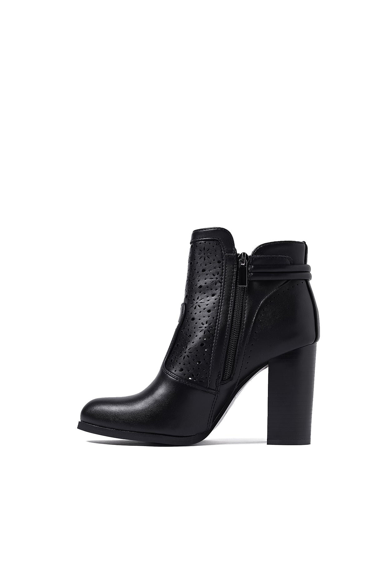 Niria – Tronchetti Estivi con Tacco a Blocco Donna Nero