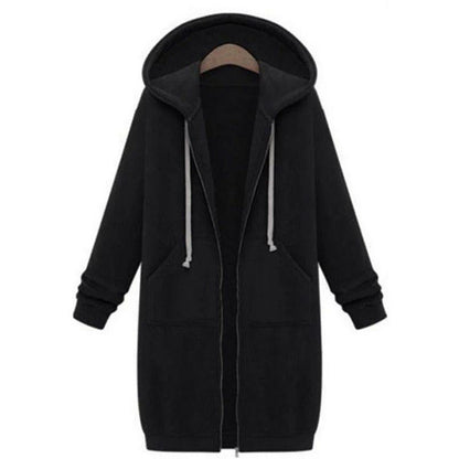 Norida - Giacca Donna Elegante con Zip Nero