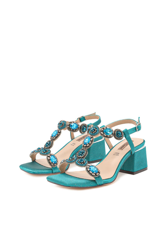 Norida – Sandali con Tacco Eleganti Donna Dark Blu
