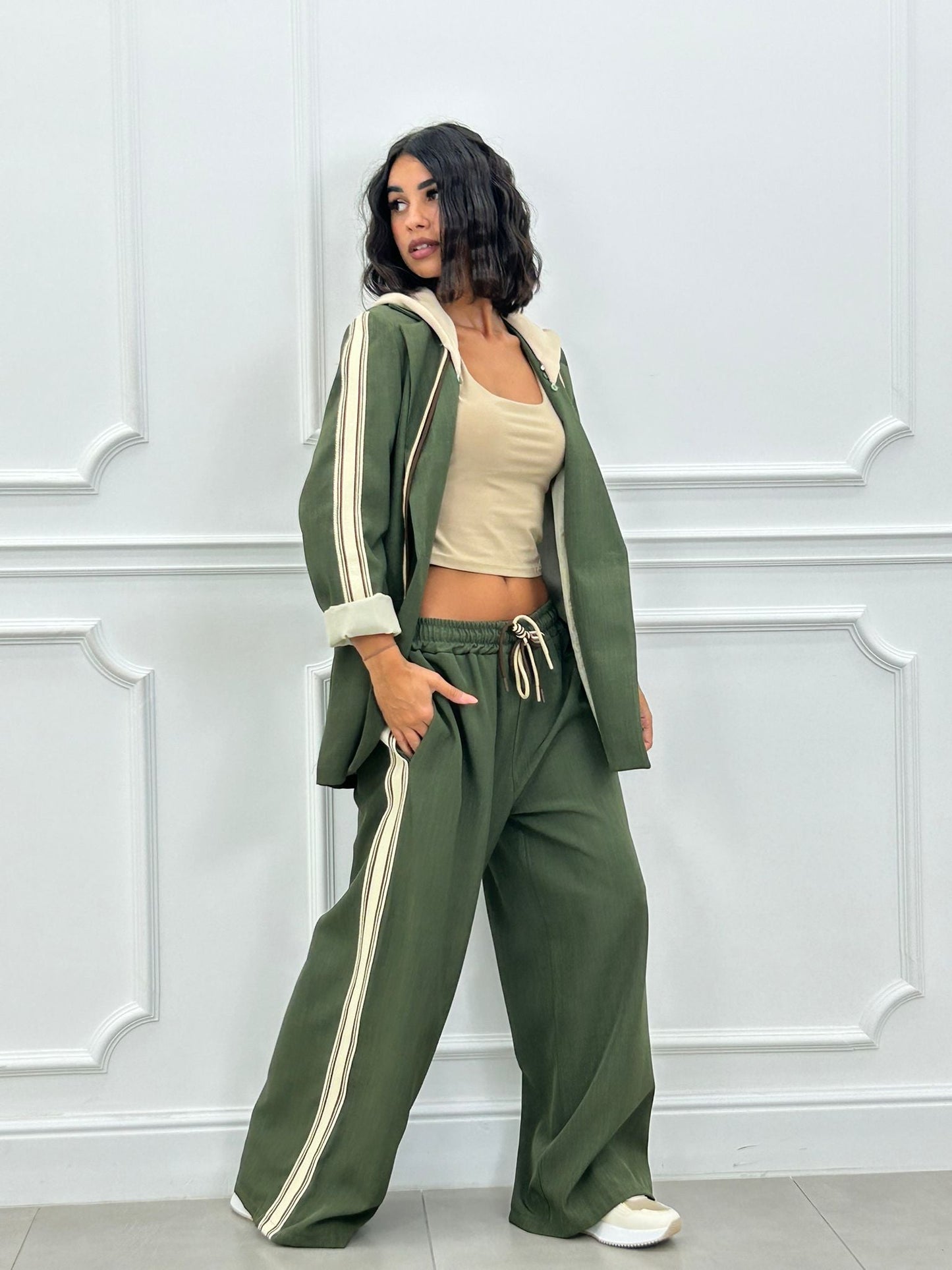 Norietta - Matchset Giacca e Pantalone New AI26 Verde