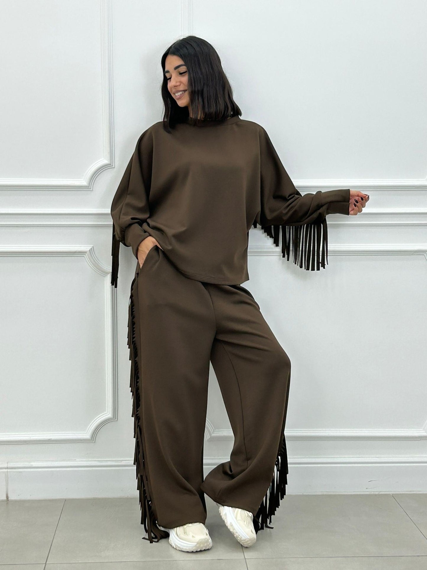 Norvella - Coord-Set Fringe Fever New AI26 MARRONE