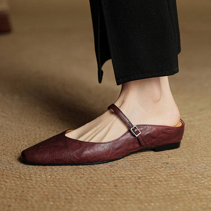 Kalista - Mules Donna Vera Pelle Eleganti Casual Chic
