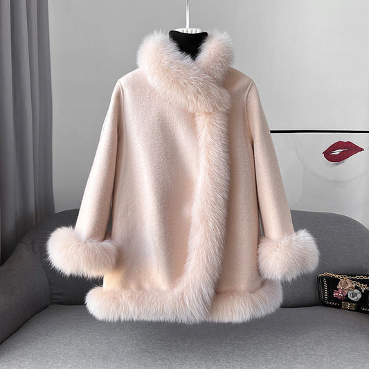 Martina - Mantella Invernale Donna Reversibile Elegante