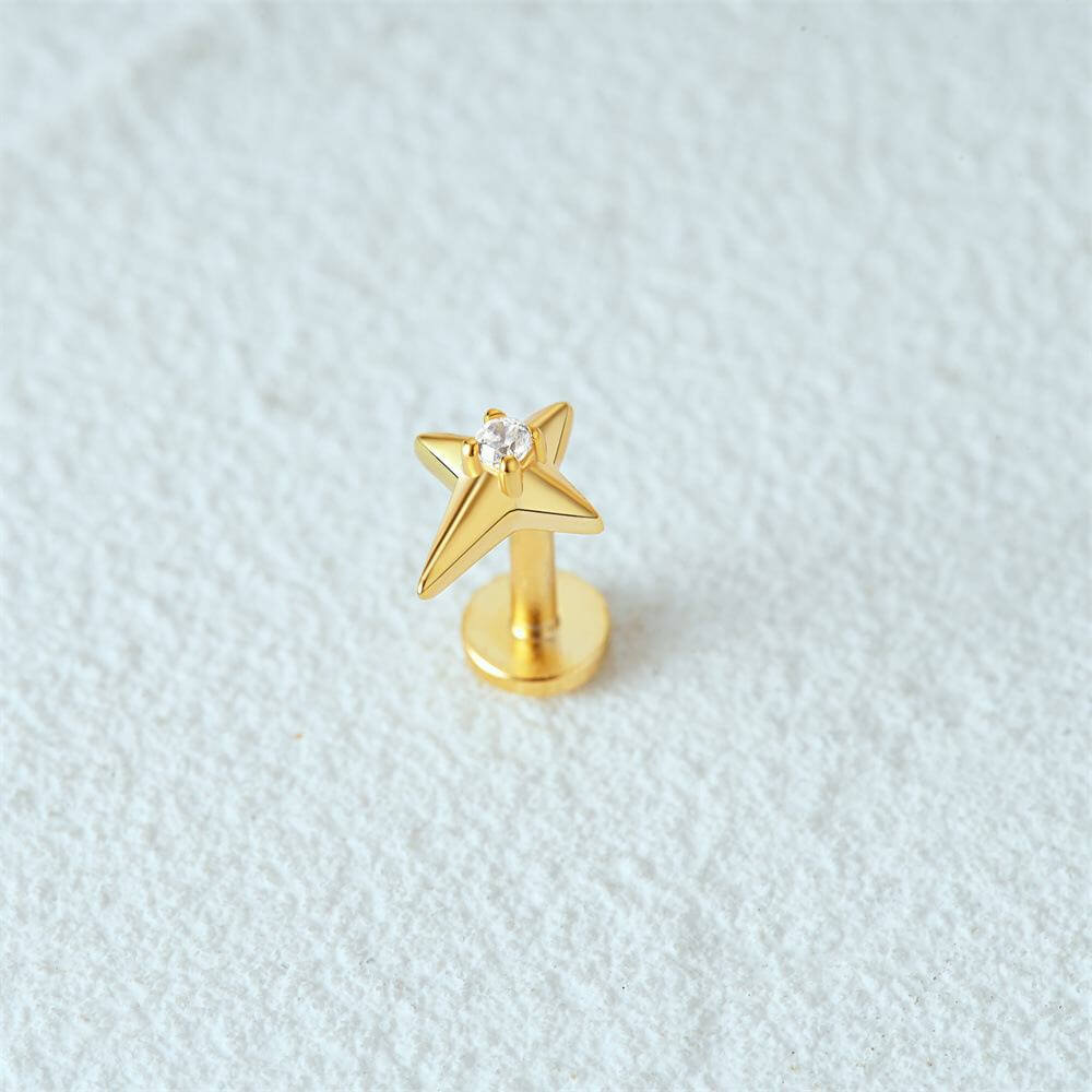 Ella - Orecchini Stelle Brillanti Donna Eleganti