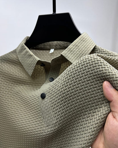 Cesare – Polo Traspirante Dalla Trama Traforata E Moderna