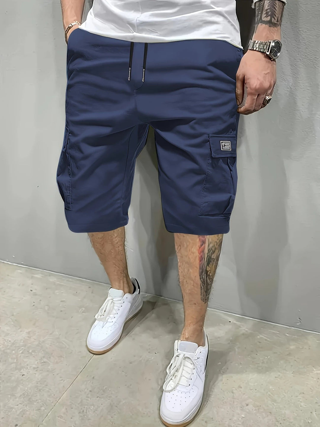 Kaspar - Cargo Shorts Uomo Tasche Multiple Casual Outdoor