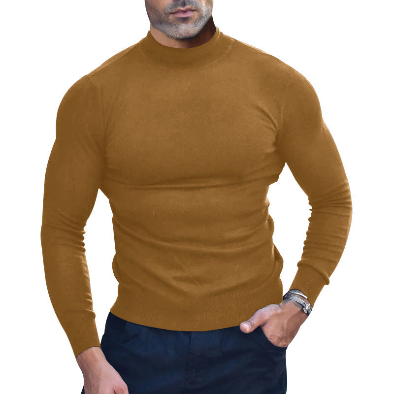 Diego - Maglione Uomo Collo Alto Slim Elegante