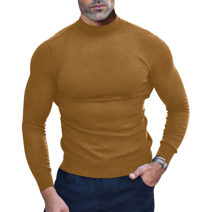 Diego - Maglione Uomo Collo Alto Slim Elegante