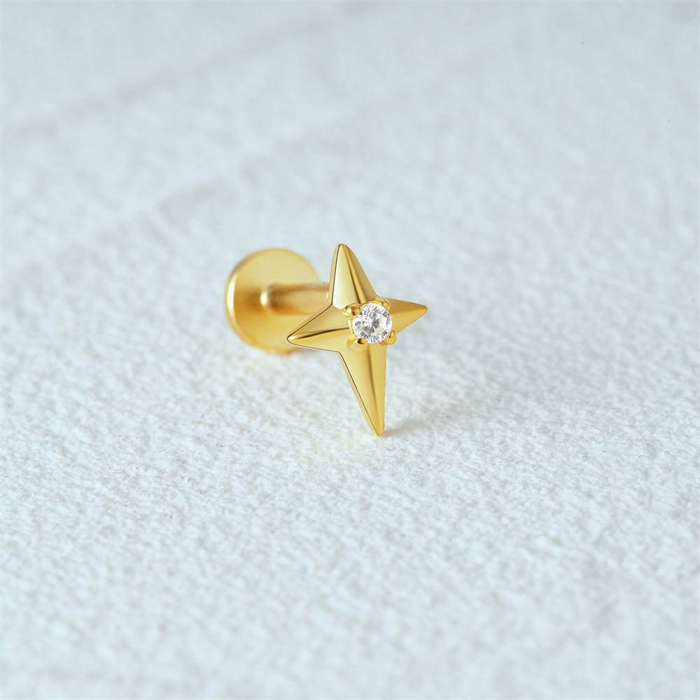 Ella - Orecchini Stelle Brillanti Donna Eleganti