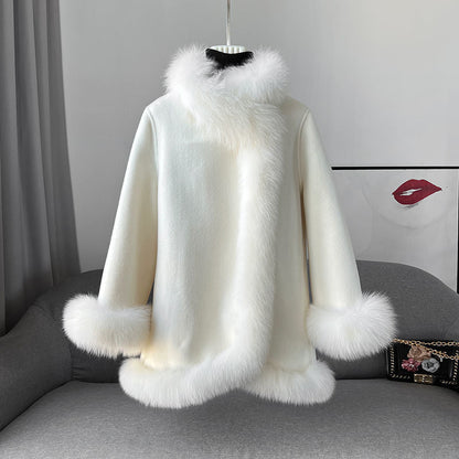 Martina - Mantella Invernale Donna Reversibile Elegante