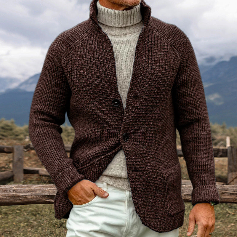 Fausto - Cardigan Uomo Autunnale Maniche Lunghe