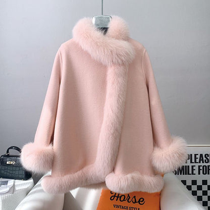 Martina - Mantella Invernale Donna Reversibile Elegante