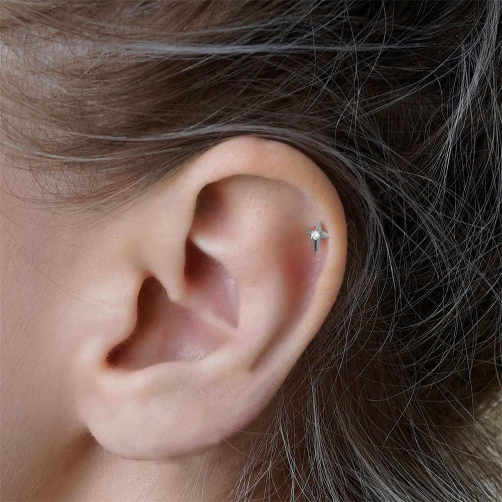 Ella - Orecchini Stelle Brillanti Donna Eleganti