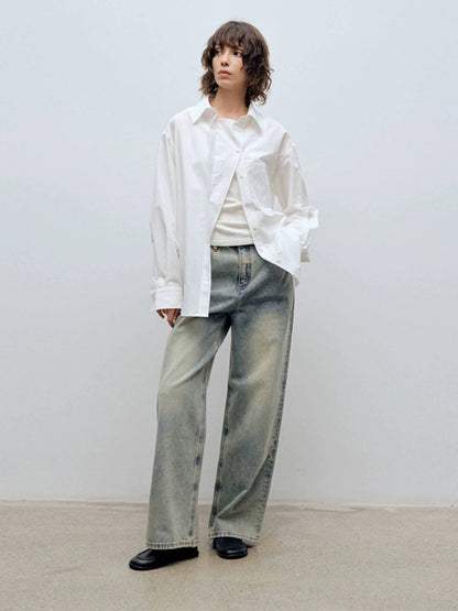 Quirin - Camicia Loose-Fit Placket Overlap Moderna