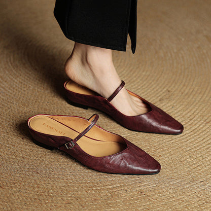 Kalista - Mules Donna Vera Pelle Eleganti Casual Chic