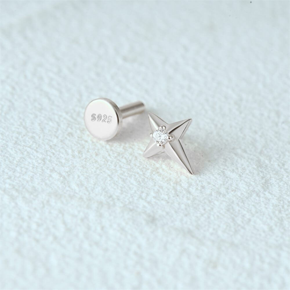Ella - Orecchini Stelle Brillanti Donna Eleganti