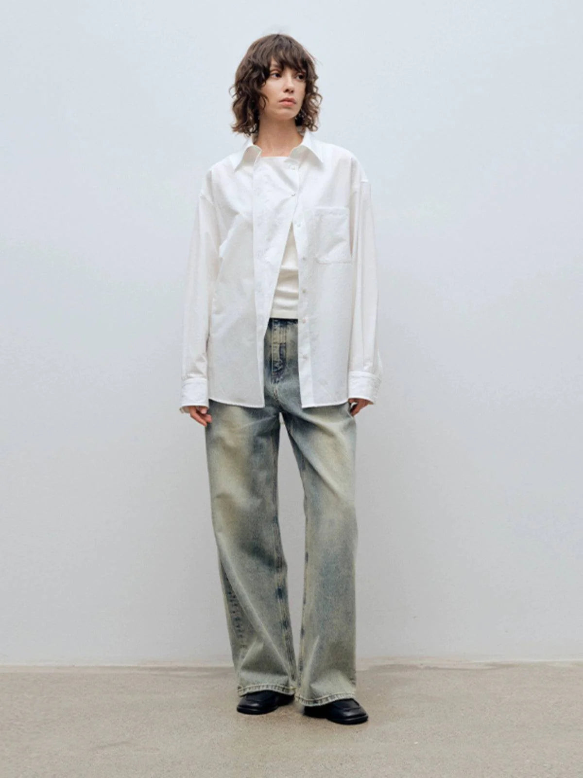 Quirin - Camicia Loose-Fit Placket Overlap Moderna