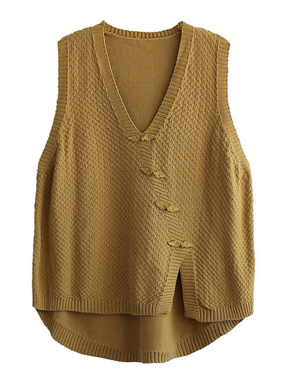 Valeta - Gilet Donna Taglia Plus Scollo a V