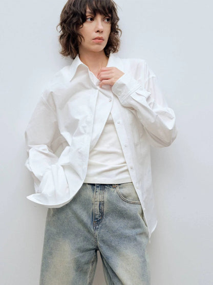 Quirin - Camicia Loose-Fit Placket Overlap Moderna