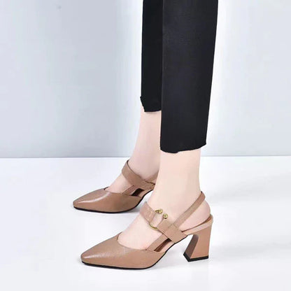 Onoria – Sandalias Ortopédicas con Tacón para Mujer Marrón