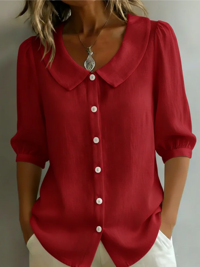 Fabiana – Blusa Con Abbottonatura Frontale E Design Moderno
