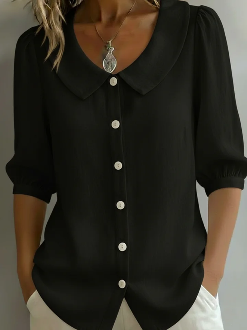 Fabiana – Blusa Con Abbottonatura Frontale E Design Moderno