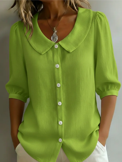 Fabiana – Blusa Con Abbottonatura Frontale E Design Moderno