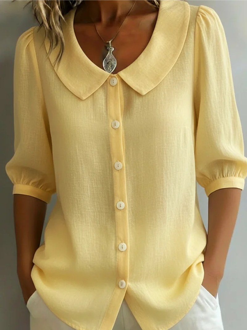 Fabiana – Blusa Con Abbottonatura Frontale E Design Moderno