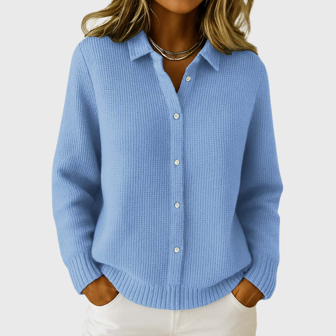 Tiburia - Cardigan Classico Donna Elegante Versatile