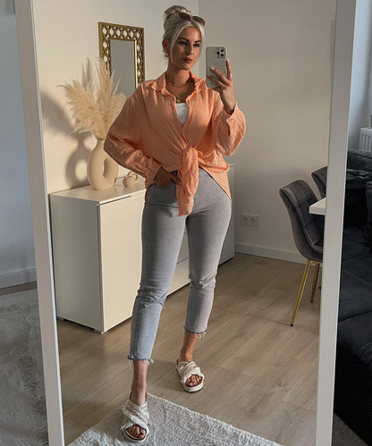 Rosella – Blusa Ampia Dal Design Contemporaneo E Linea Leggera