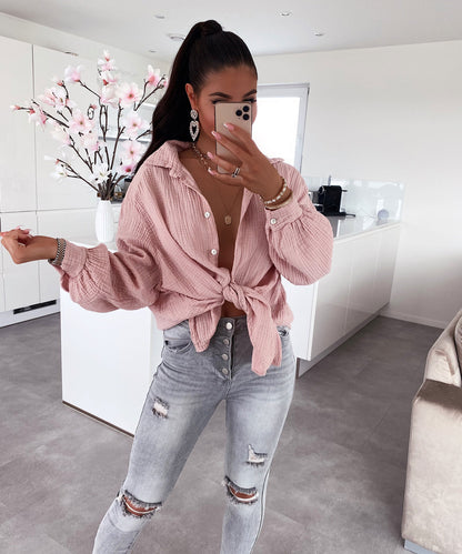Rebecca – Blusa Oversize A Maniche Corte Dalla Vestibilità Moderna