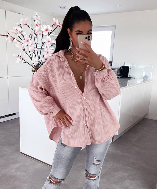 Rebecca – Blusa Oversize A Maniche Corte Dalla Vestibilità Moderna