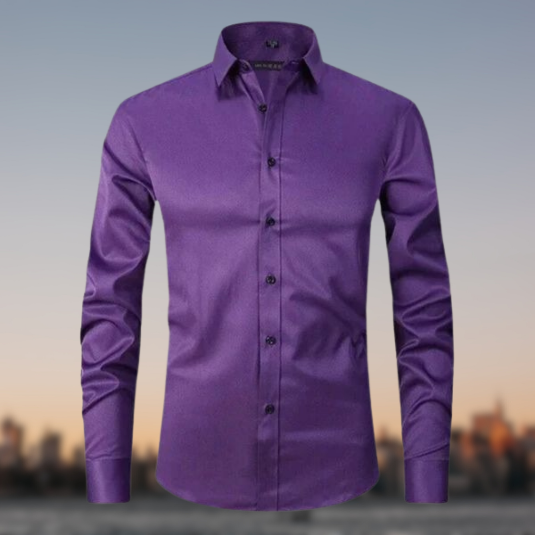 Josimo - Camicia Uomo Stretch Senza Pieghe Elegante