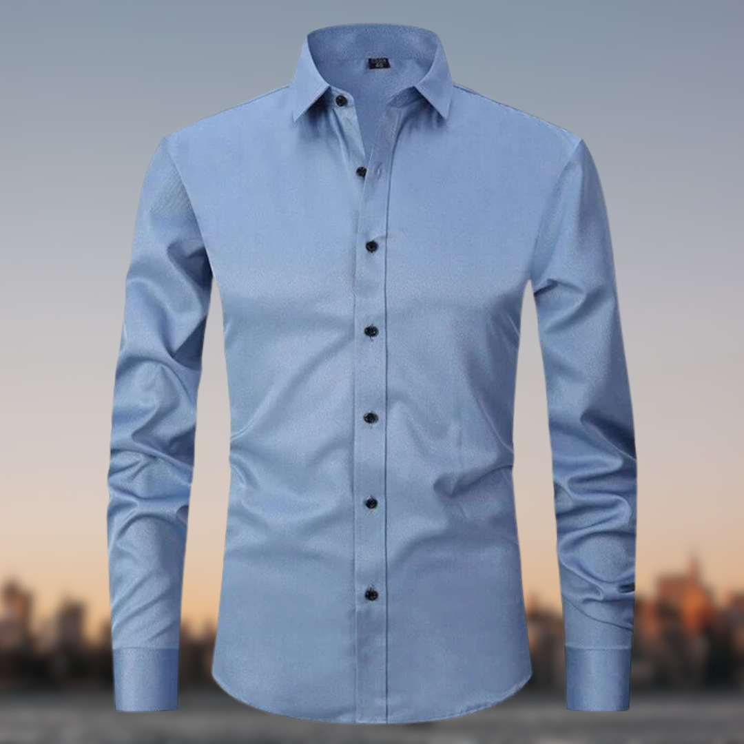 Josimo - Camicia Uomo Stretch Senza Pieghe Elegante