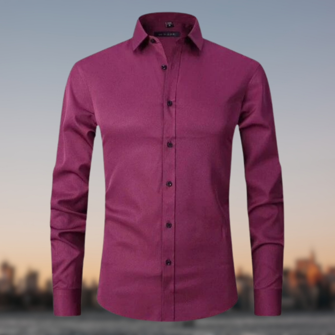 Josimo - Camicia Uomo Stretch Senza Pieghe Elegante