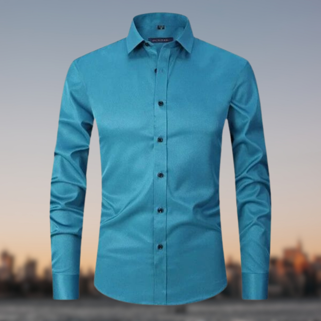 Josimo - Camicia Uomo Stretch Senza Pieghe Elegante