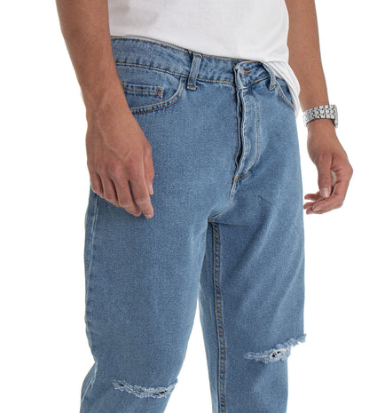 Tristano – Pantaloni Cinque Tasche Taglio Al Ginocchio Dalla Linea Sportiva