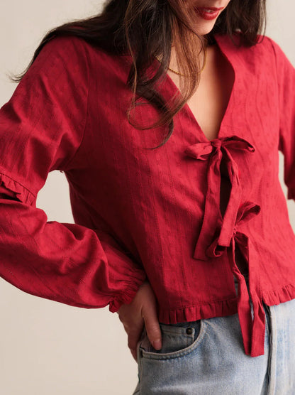 Rosita - Top Jasper Donna Moderno Elegante Essenziale Versatile