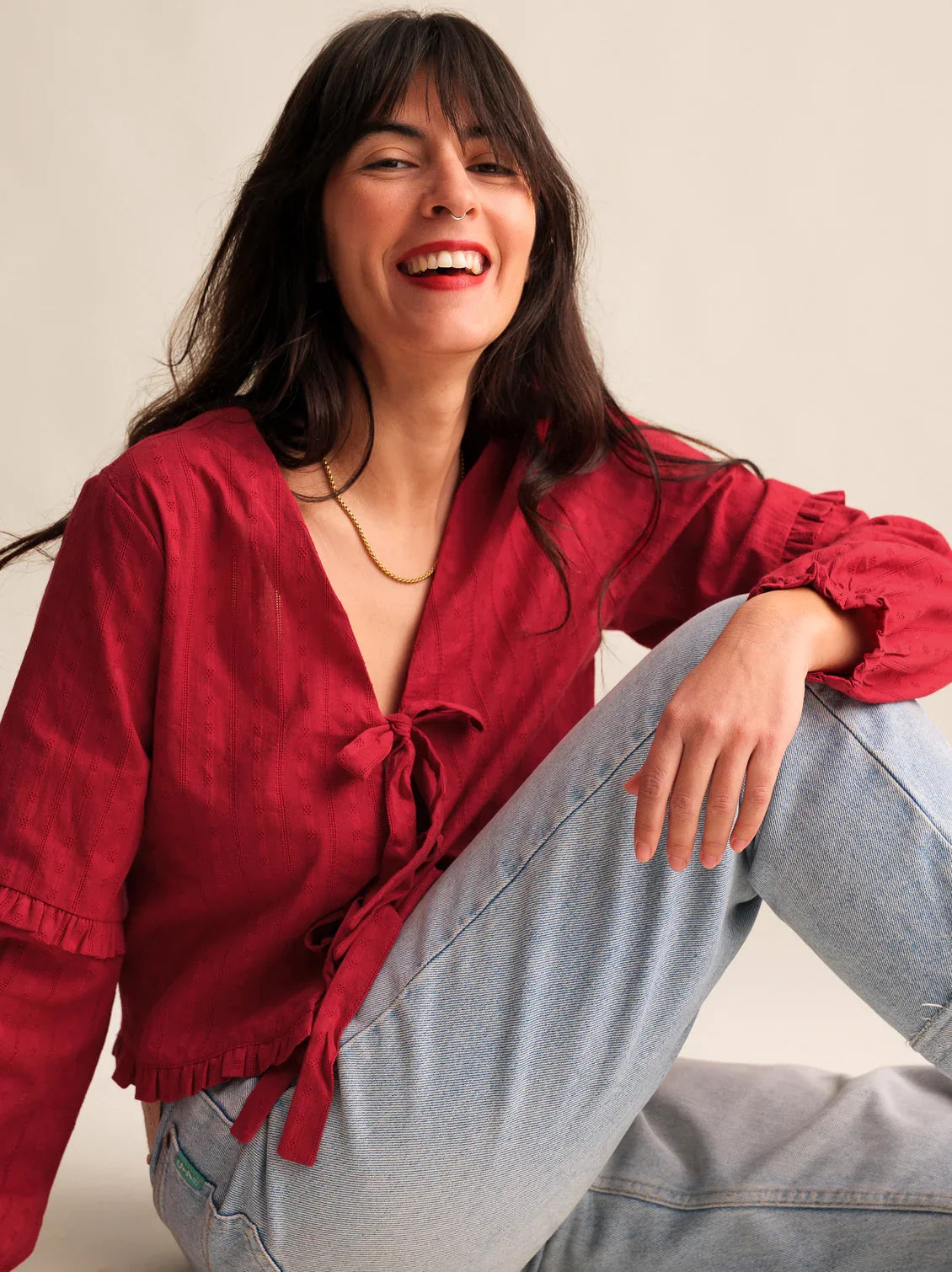 Rosita - Top Jasper Donna Moderno Elegante Essenziale Versatile