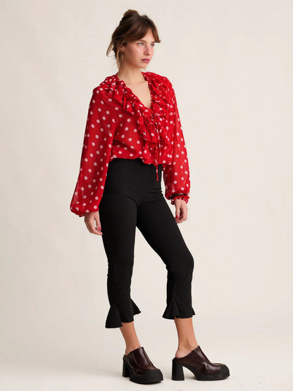 Rosella - Pantaloni Capri Coco Donna Eleganti Moderni Versatili