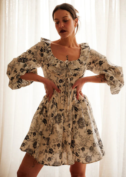 Rosetta - Abito Carmen Donna Elegante Femminile Moderno