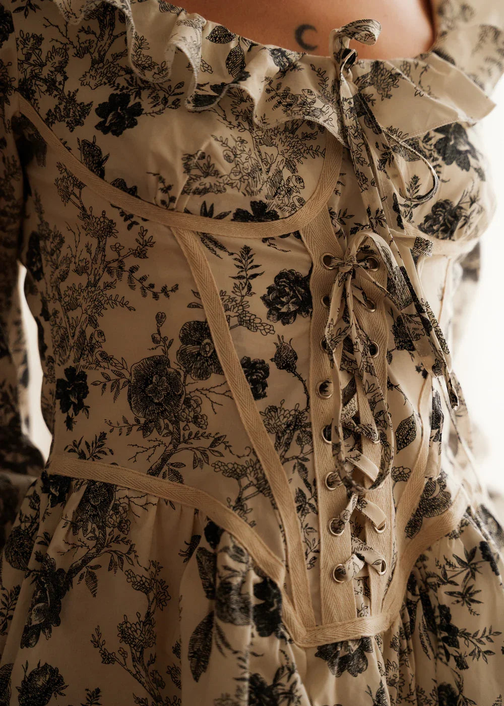 Rosetta - Abito Carmen Donna Elegante Femminile Moderno